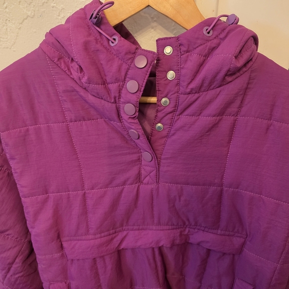 Purple Quilted Pullover Jacket - Picture 9 of 9